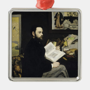 Ornement Métallique Portrait de Manet   d'Emile Zola 1868