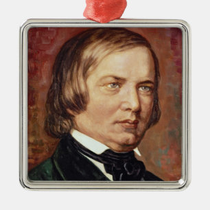Ornement Métallique Portrait de Robert Schumann