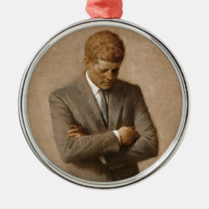 Ornement Métallique Portrait officiel de la Maison Blanche de John F.