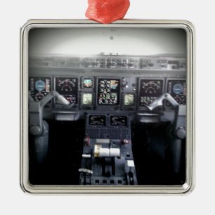 Ornement Métallique Poste de pilotage d'Embraer 145