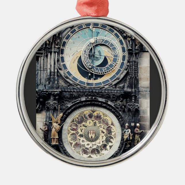 Ornement Métallique Prague Orloj (Devant)