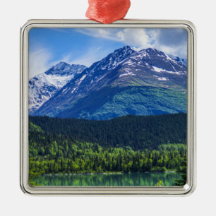Ornement Métallique Premium Square Ornament