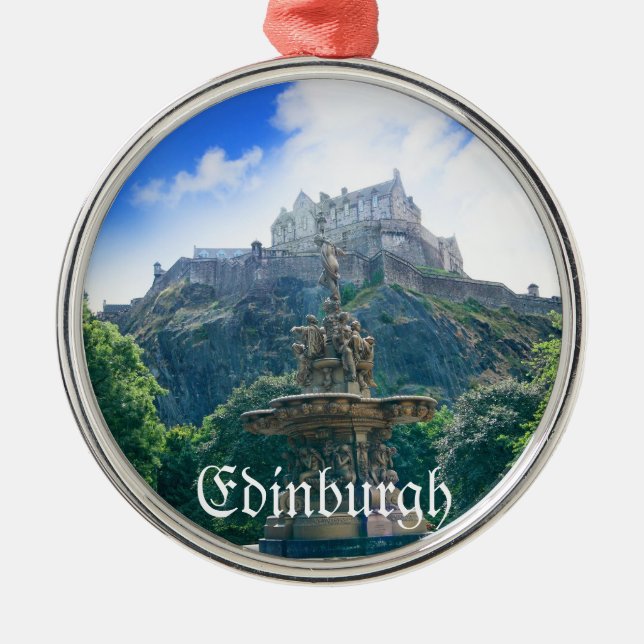 Ornement Métallique Produit de personnaliser de château d'Edimbourg (Devant)