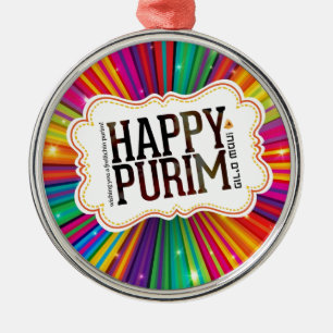 Ornement Métallique purin heureux