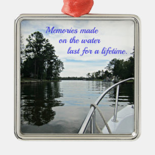 Ornement Métallique Quota about time spent on the water.