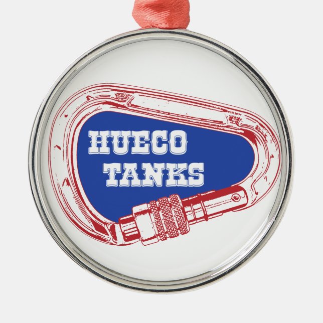 Ornement Métallique Réservoirs Carabiner de Hueco (Devant)