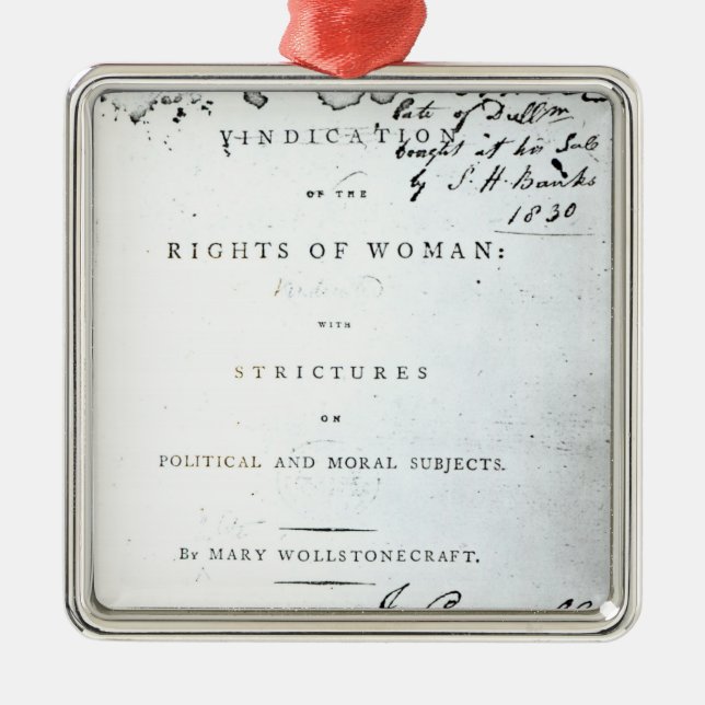 Ornement Métallique Revendication des droites de Woman (Devant)