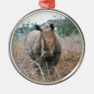 Ornement Métallique Rhinocéros de remplissage