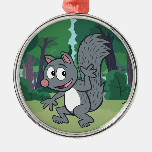 Ornement Métallique Rick Rick| Escarmouche gris (Devant)
