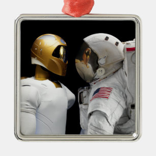 Ornement Métallique Robonaut 2, un astronaute habile dextérité et huma