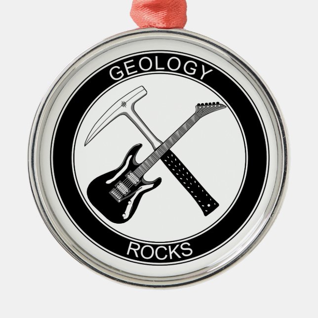 Ornement Métallique Roches de géologie ornementale arrondie Premium (Devant)
