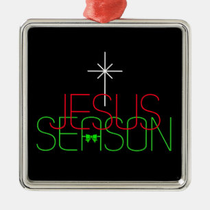 Ornement Métallique Saison Jésus