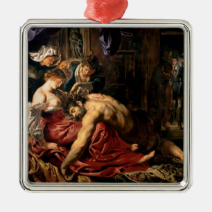 Ornement Métallique Samson et Delilah, c.1609