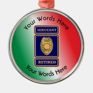 Ornement Métallique Sergent Custom
