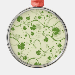 ORNEMENT MÉTALLIQUE SHAMROCK IRLANDAIS SYMBOLE ORNAMENT DE NOËL