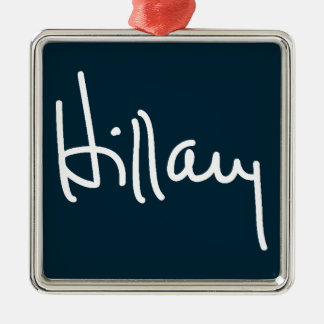 Ornement Métallique Signature de Hillary