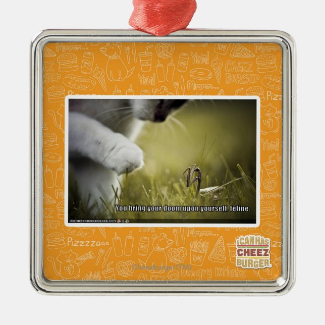 Ornement Métallique Sort malheureux sur vous-même (Devant)