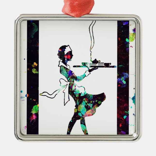 ORNEMENT MÉTALLIQUE SOYEZ GENTILS POUR CEUX QUI SERVENT ! (Devant)