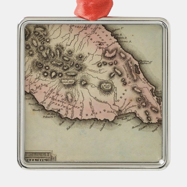 Ornement Métallique St Christophers (Devant)