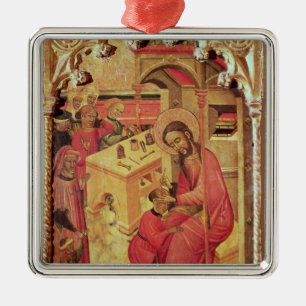 Ornement Métallique St Luke fonctionnant sur la tête d'un homme,