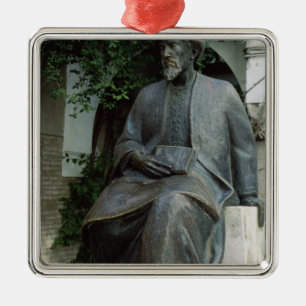 Ornement Métallique Statue de Moïse Maimonides