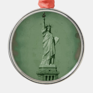 Ornement Métallique Statue d'ornement de Noël de liberté