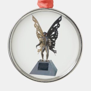 Ornement Métallique Statue Mothman de Point Agréable Virginie-Occiden