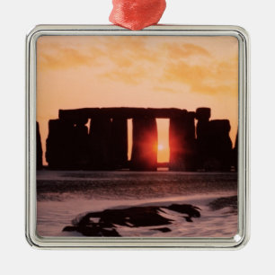 Ornement Métallique Stonehenge, solstice d'hiver