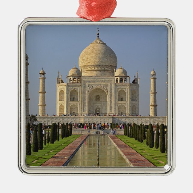 Ornement Métallique Taj Mahal, un mausolée situé à Agra, Inde, 2 (Devant)