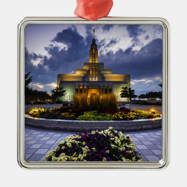 Ornement Métallique Temple mormon de Draper Lds - Utah (Devant)
