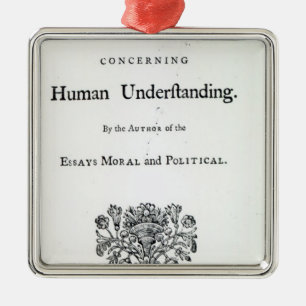 Ornement Métallique Titlepage 'des essais philosophiques