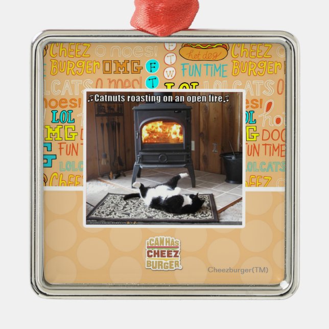 Ornement Métallique Torréfaction de Catnuts (Devant)