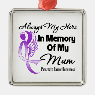 Ornement Métallique Toujours Mon Héros En Mémoire Maman - Cancer Pancr