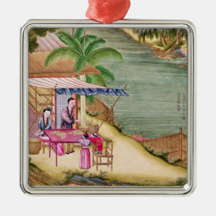 Ornement Métallique Tri des cocons