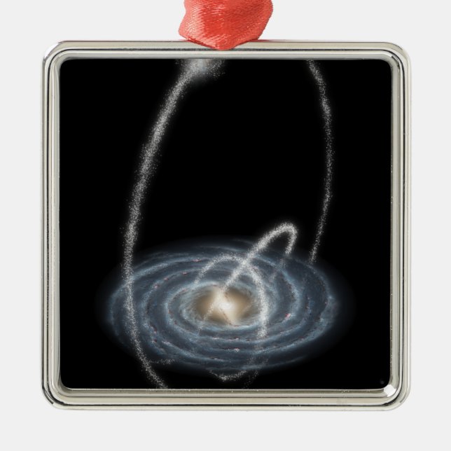 Ornement Métallique Trois flux nouvellement découverts (Devant)