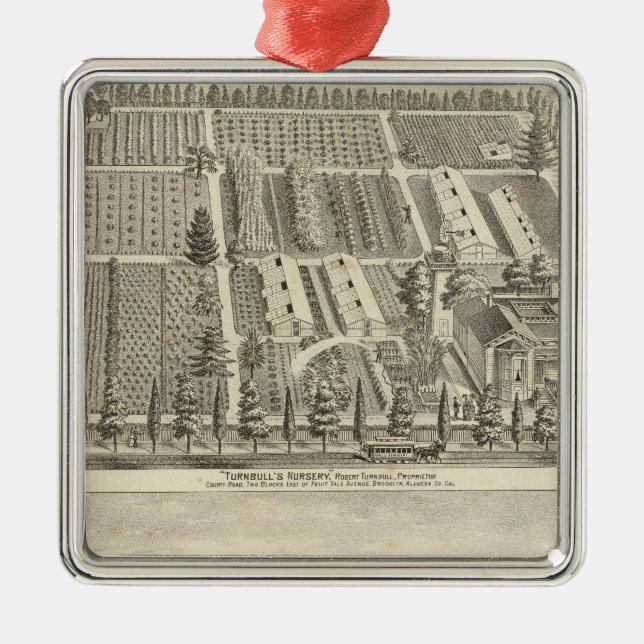 Ornement Métallique Turnbull's Nursery, Fitch res (Devant)