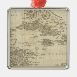 Ornement Métallique Une carte d'index