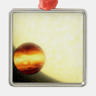 Ornement Métallique Une planète géante du gaz en orbite très proche