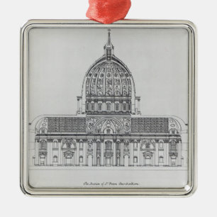 Ornement Métallique Une section transversale de St Peter, Rome