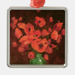 Ornement Métallique Vase de fleurs 2