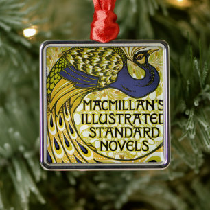 Ornement Métallique Vintage Art Nouveau, Macmillan's Peacock Feather