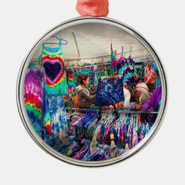 Ornement Métallique Vitrine - Tie Dye est de retour (Devant)