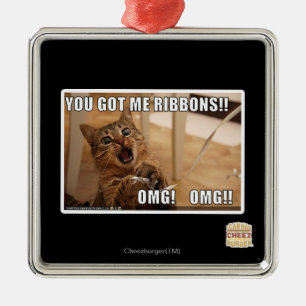 Ornement Métallique Vous m'avez obtenu des rubans ! !