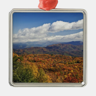 Ornement Métallique Vue d'automne sur les montagnes du sud des Appalac