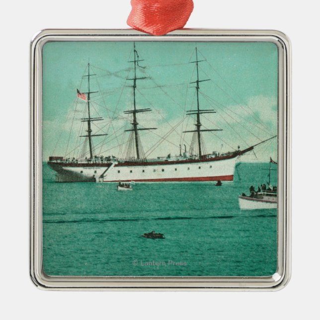 Ornement Métallique Vue de Balboa et d'entrer de Sinaloa (Devant)