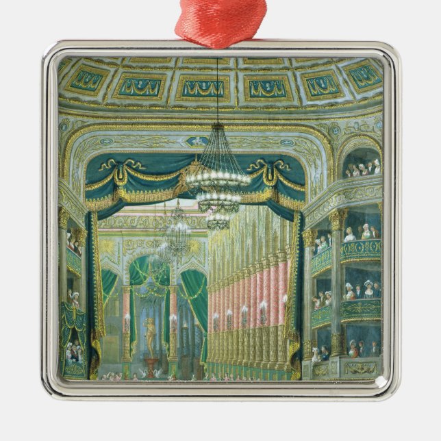 Ornement Métallique Vue de l'étape de l'opéra de Paris (Devant)