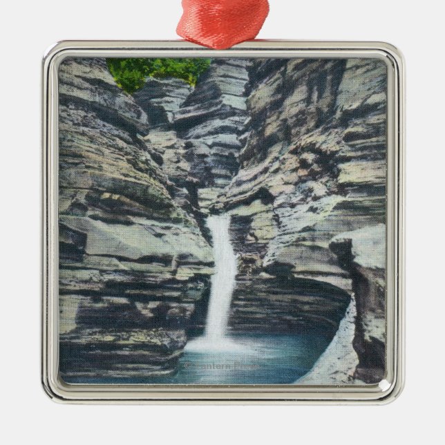 Ornement Métallique Vue des automnes de chuchotement (Devant)