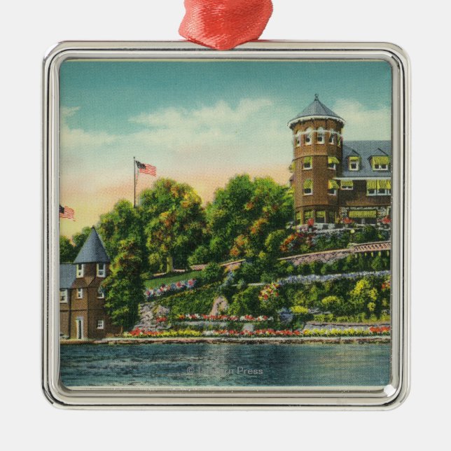 Ornement Métallique Vue extérieure de Hopewell Hall (Devant)