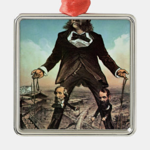 Ornement Métallique W.H. Vanderbilt comme 'colosse des routes