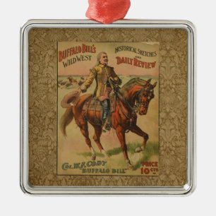 Ornement Métallique Western Buffalo Bill Wild West
